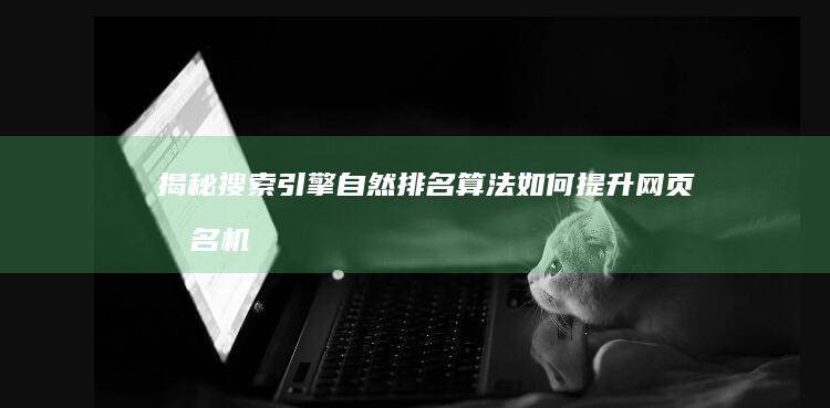 揭秘搜索引擎自然排名算法：如何提升网页排名机制